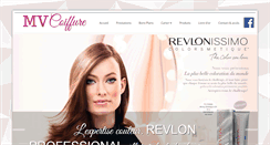Desktop Screenshot of mvcoiffure.com
